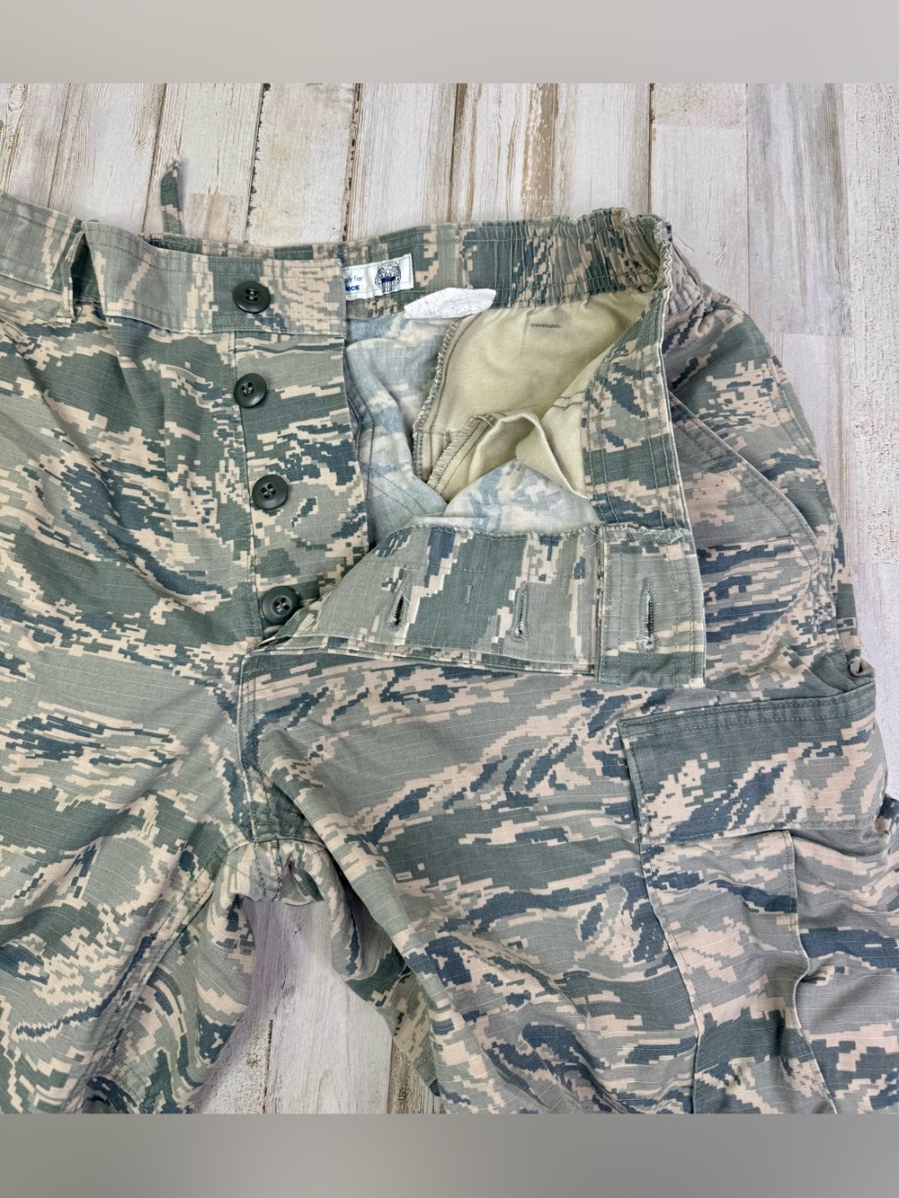 US Air Force Pant Mens 32x29 Camo Cargo Military Uniform Combat - Picture 8 of 12